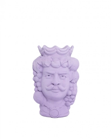 Testa Di Moro Lilla H. 13-14 cm Uomo