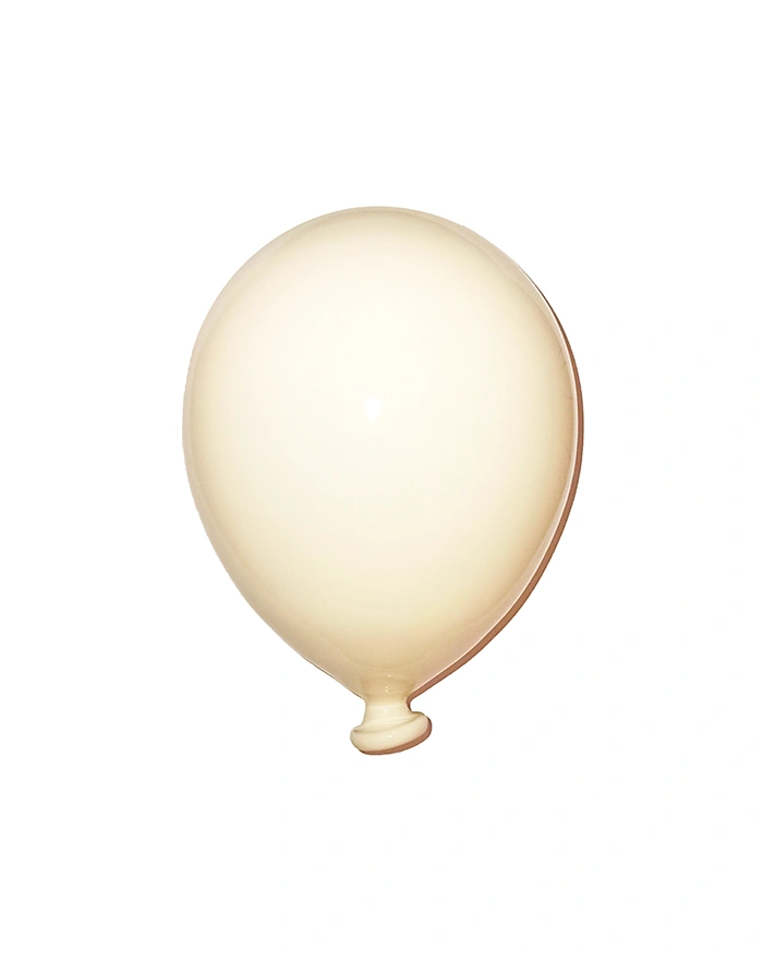 Palloncino Bianco Panna H. 15 cm