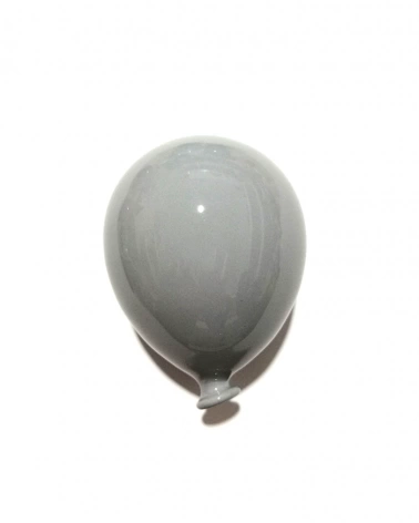 Palloncino Grigio H. 10 cm in Ceramica