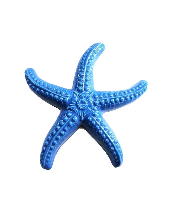 Stella Marina Turchese H. 15 cm in Ceramica