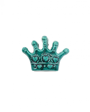 Corona Verde Scuro con Magnete H. 5 cm