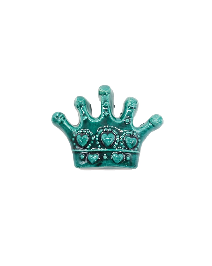 Corona Verde Scuro con Magnete H. 5 cm