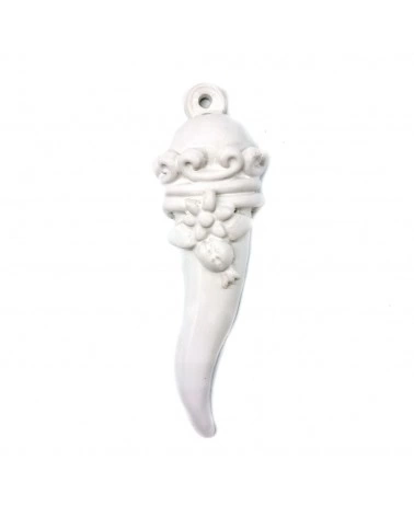 Corno Bianco H. 13 cm