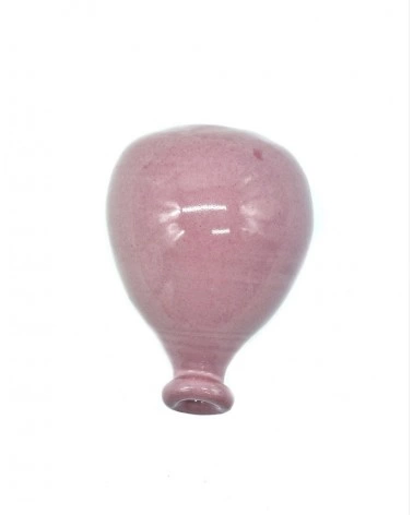 Palloncino 3D Rosa Antico H. 6 cm in Ceramica